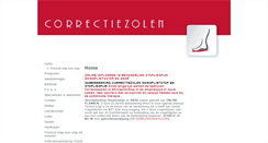 Desktop Screenshot of correctiezolen.nl